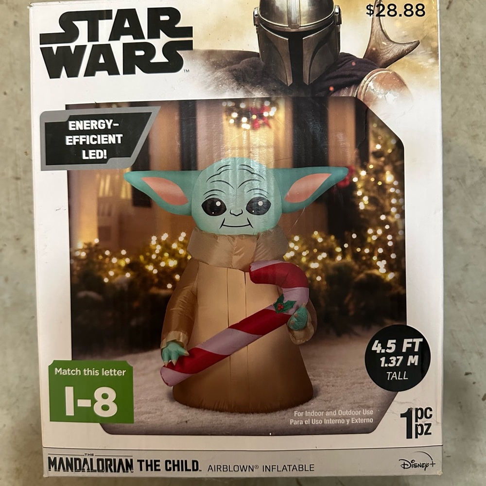 Baby Yoda Yard Inflatable